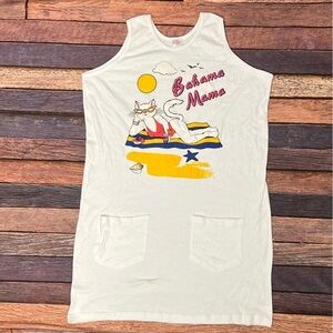 Vintage 90s Bahama Mama Beach Bed and Night Summer Shirt